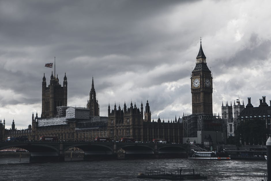 A Big Ben Under the Cloudy Sky