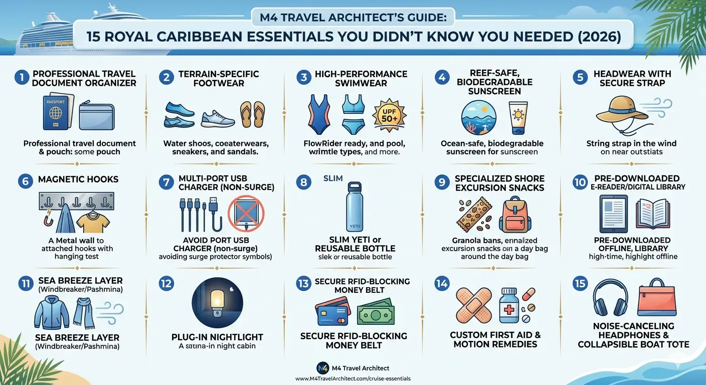 M4 Travel Architect guide to Royal Caribbean cruise essentials