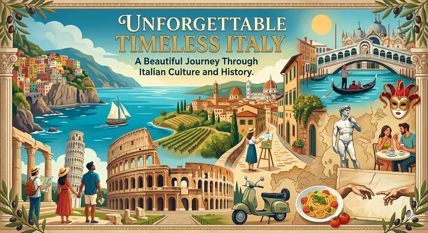 Unforgettable Timeless Italy: A Beautiful Journey Through Italian Culture and History