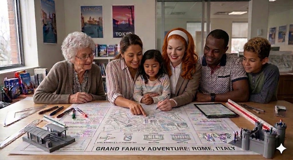 Custom design family vacation
